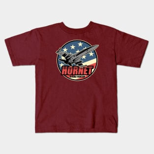 F/A-18 Hornet Patch Kids T-Shirt